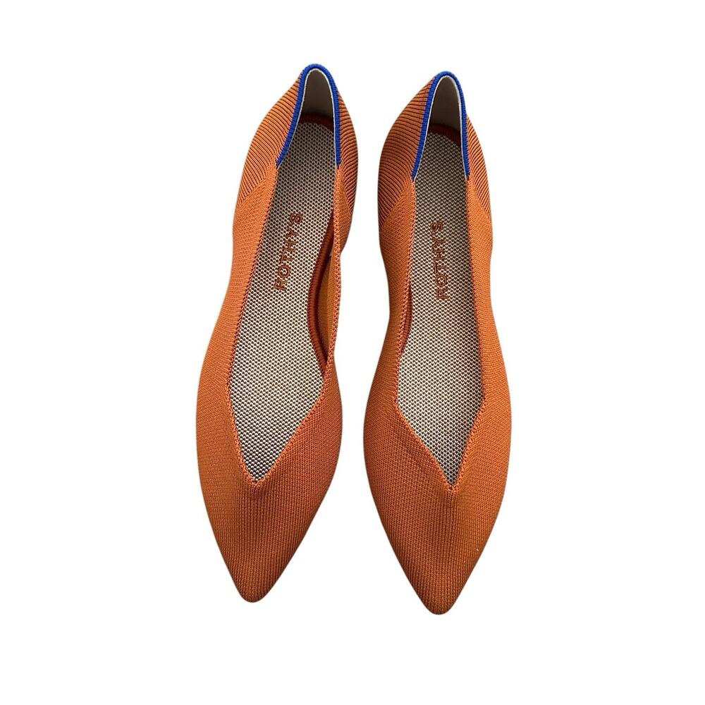 Rothy’s The Point Toe Slip On Cinnamon Spice W10 NWOB - Picture 5 of 11